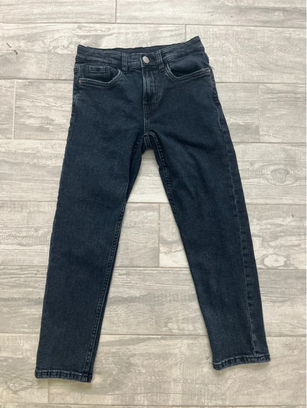 Zara Boys Dark Wash Straight Leg Jeans